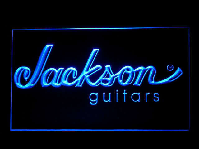 Jackson Guitar Display Led Light Sign